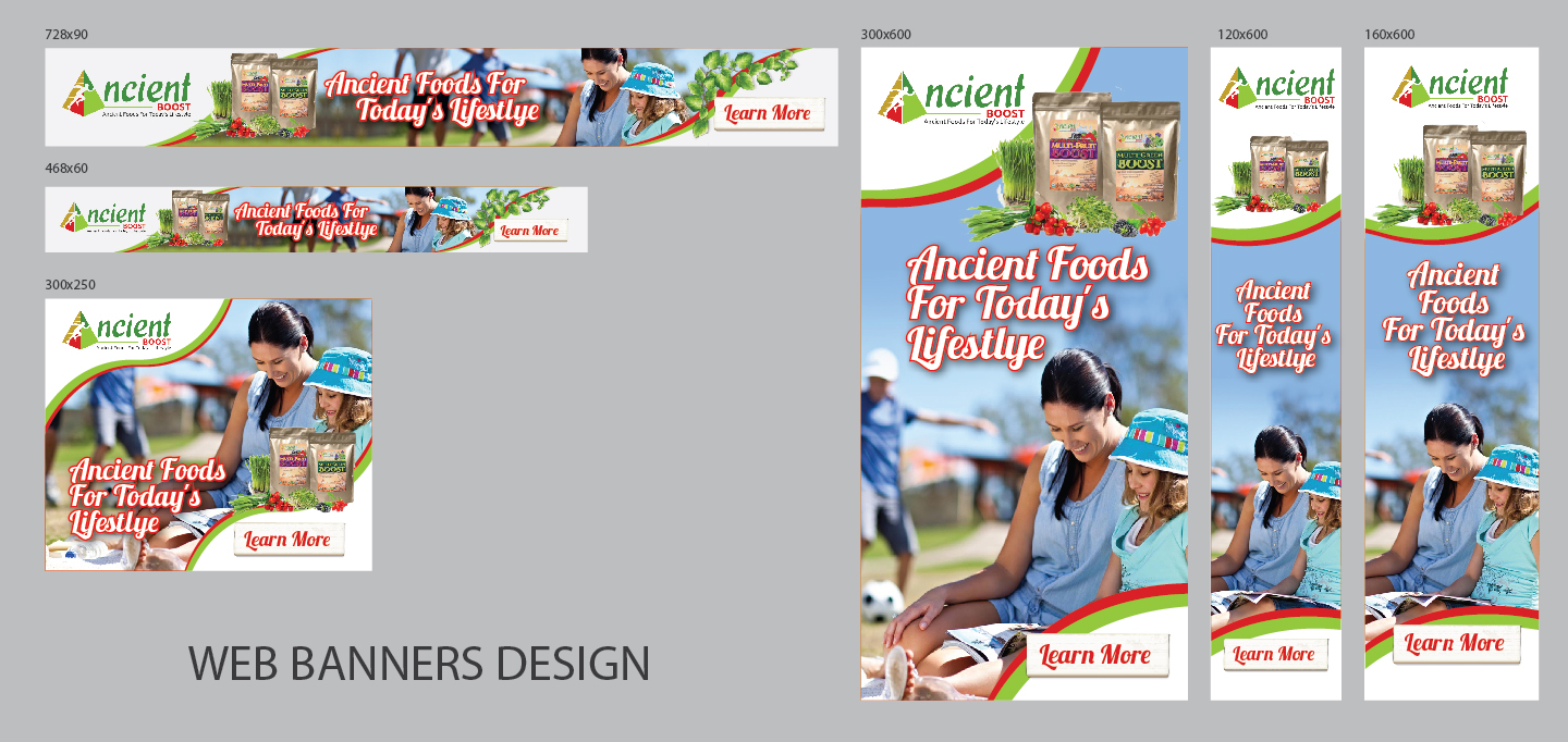 Banner Ad Design by Achiver for Visions of Health | Design #19092930
