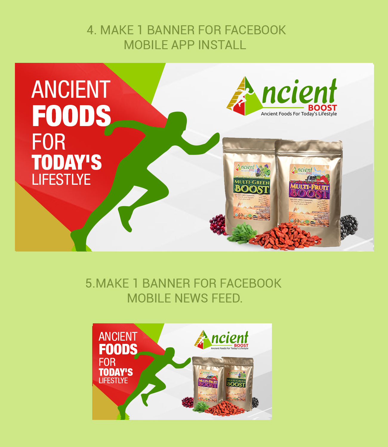 Banner Ad Design by Deepak_9_Malhotra for Visions of Health | Design #19130349
