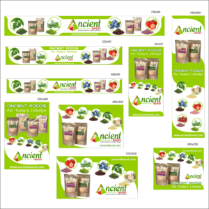 Elegant Playful Banner Ad Design For Visions Of Health By Nuepine