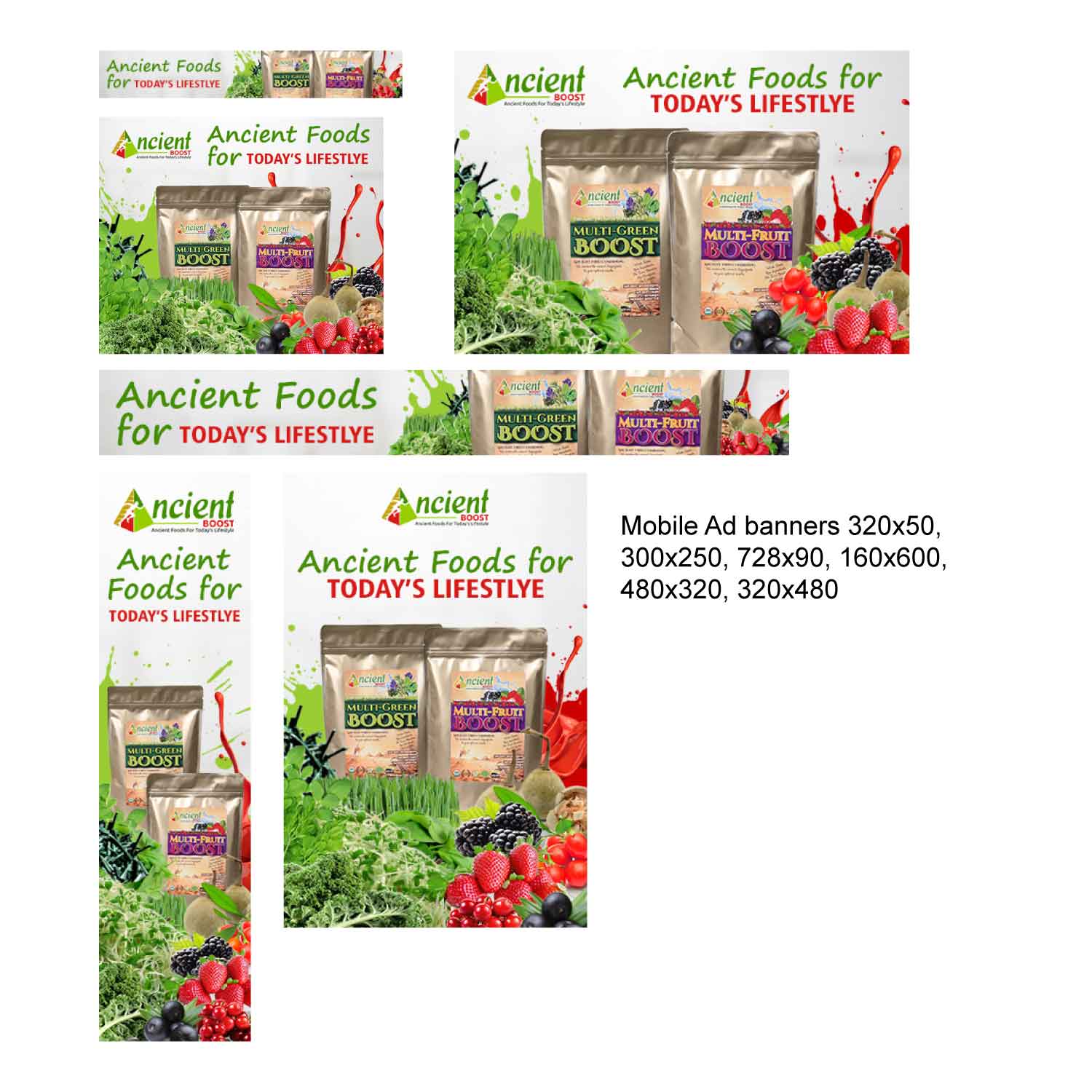 Banner Ad Design by Annie Creative Service for Visions of Health | Design #19115530