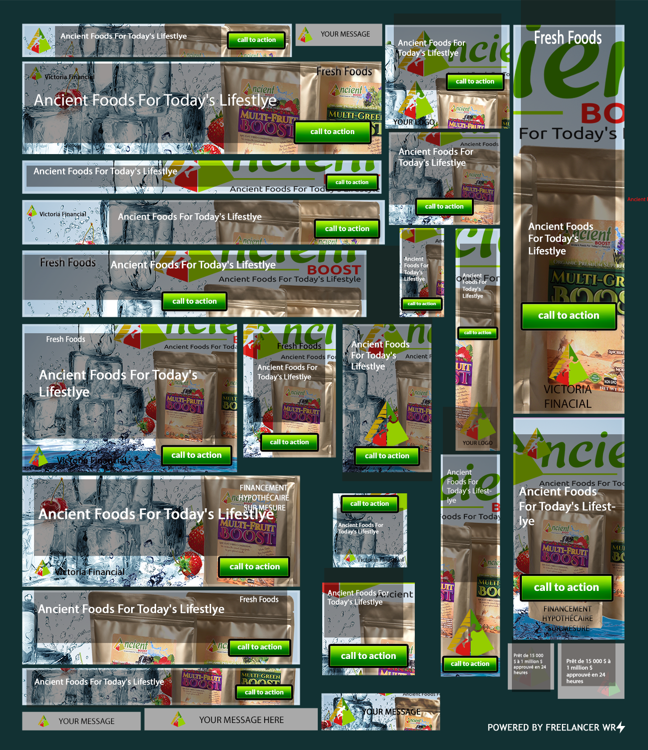 Banner Ad Design by Grebowiec Peter for Visions of Health | Design #19097376