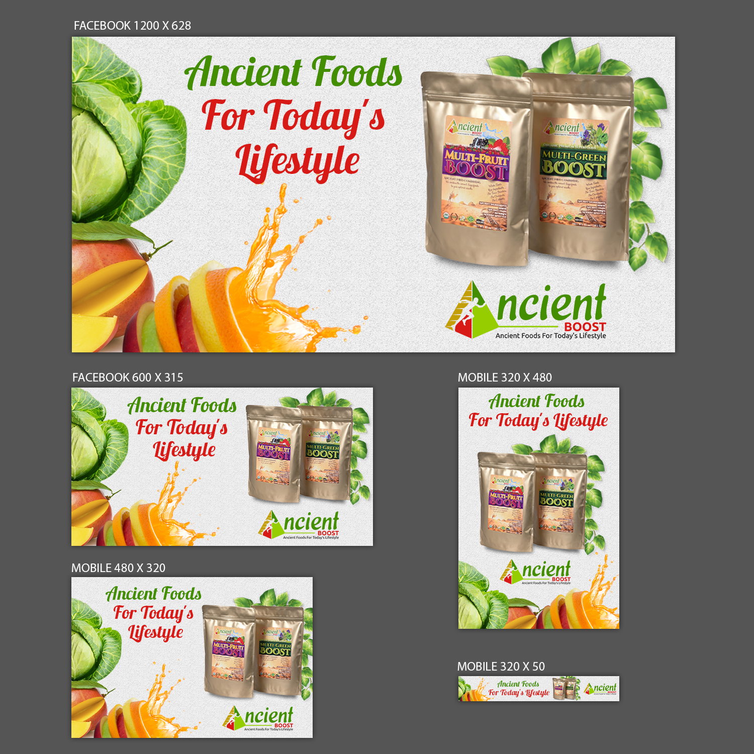 Banner Ad Design by Ashley Erasmus for Visions of Health | Design #19094315