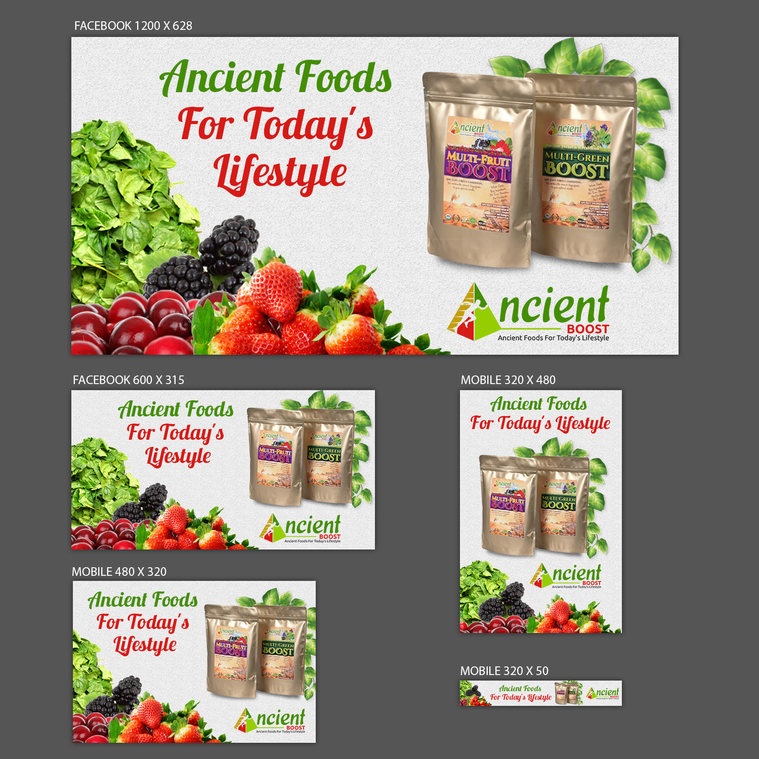 Banner Ad Design by Ashley Erasmus for Visions of Health | Design #19096346