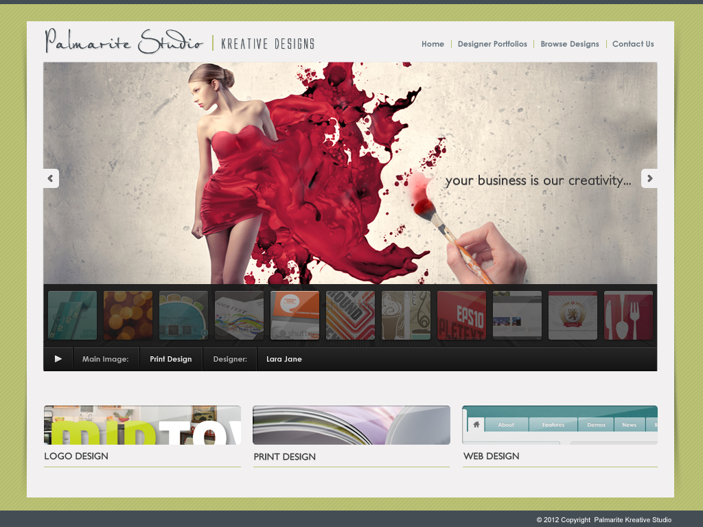 Web Design by Lara for this project | Design: #688206