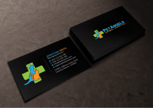 Business Card Design by Creations Box 2015 for Pet Angels Animal Hospitals | Design: #19069400