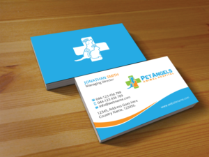 Business Card Design by Creations Box 2015 for Pet Angels Animal Hospitals | Design: #19069408