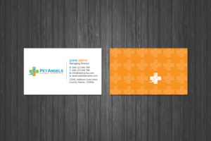 Business Card Design by Creations Box 2015 for Pet Angels Animal Hospitals | Design #19082176