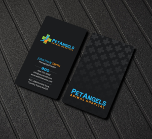 Business Card Design by Creations Box 2015 for Pet Angels Animal Hospitals | Design: #19082177