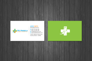 Business Card Design by Creations Box 2015 for Pet Angels Animal Hospitals | Design: #19082182