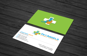 Business Card Design by Creations Box 2015 for Pet Angels Animal Hospitals | Design: #19082185