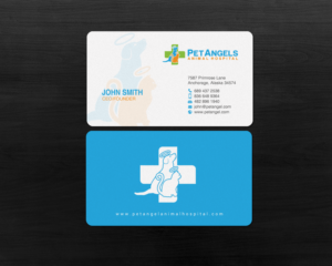 Business Card Design by chandrayaan.creative for Pet Angels Animal Hospitals | Design: #19063390