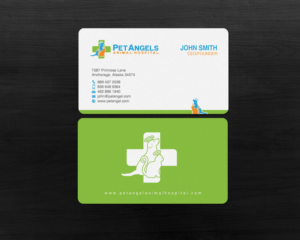 Business Card Design by chandrayaan.creative for Pet Angels Animal Hospitals | Design: #19063395