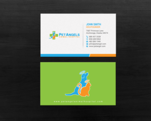 Business Card Design by chandrayaan.creative for Pet Angels Animal Hospitals | Design: #19063408