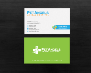 Business Card Design by chandrayaan.creative for Pet Angels Animal Hospitals | Design: #19063416