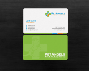 Business Card Design by chandrayaan.creative for Pet Angels Animal Hospitals | Design: #19064612