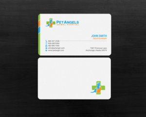Business Card Design by chandrayaan.creative for Pet Angels Animal Hospitals | Design: #19064615