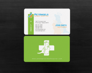 Business Card Design by chandrayaan.creative for Pet Angels Animal Hospitals | Design: #19064616