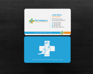 Business Card Design by chandrayaan.creative for Pet Angels Animal Hospitals | Design: #19064618