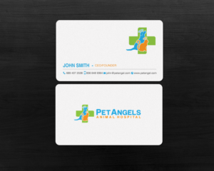 Business Card Design by chandrayaan.creative for Pet Angels Animal Hospitals | Design: #19064619