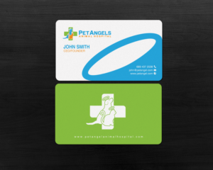 Business Card Design by chandrayaan.creative for Pet Angels Animal Hospitals | Design: #19064623
