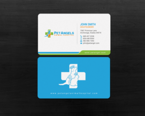 Business Card Design by chandrayaan.creative for Pet Angels Animal Hospitals | Design: #19064625