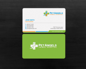 Business Card Design by chandrayaan.creative for Pet Angels Animal Hospitals | Design: #19064626