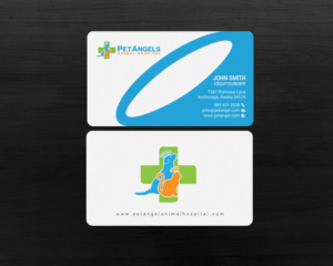 Business Card Design by chandrayaan.creative for Pet Angels Animal Hospitals | Design: #19064627