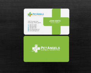 Business Card Design by chandrayaan.creative for Pet Angels Animal Hospitals | Design: #19064628