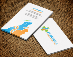 Business Card Design by chandrayaan.creative for Pet Angels Animal Hospitals | Design: #19064631