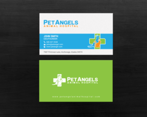 Business Card Design by chandrayaan.creative for Pet Angels Animal Hospitals | Design: #19064634