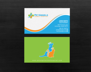 Business Card Design by chandrayaan.creative for Pet Angels Animal Hospitals | Design: #19064651
