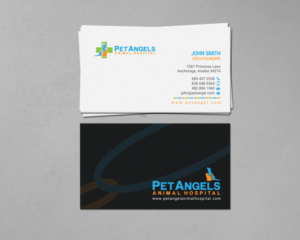 Business Card Design by chandrayaan.creative for Pet Angels Animal Hospitals | Design: #19064653