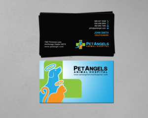 Business Card Design by chandrayaan.creative for Pet Angels Animal Hospitals | Design: #19066580