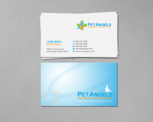 Business Card Design by chandrayaan.creative for Pet Angels Animal Hospitals | Design: #19066581