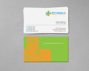 Business Card Design by chandrayaan.creative for Pet Angels Animal Hospitals | Design: #19066582