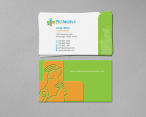 Business Card Design by chandrayaan.creative for Pet Angels Animal Hospitals | Design: #19066585