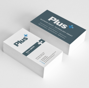 Business Card Design by Tilt for Plus Consulting | Design: #19255142