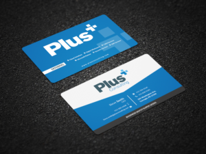 Business Card Design by Pointless Pixels India for Plus Consulting | Design: #19249401