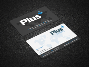 Business Card Design by Pointless Pixels India for Plus Consulting | Design: #19249787