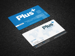 Business Card Design by Pointless Pixels India for Plus Consulting | Design: #19249788