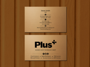 Business Card Design by Creations Box 2015 for Plus Consulting | Design: #19254761