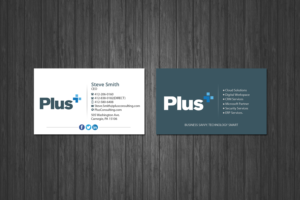 Business Card Design by Creations Box 2015 for Plus Consulting | Design: #19254884