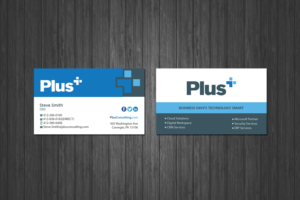 Business Card Design by Creations Box 2015 for Plus Consulting | Design: #19254885