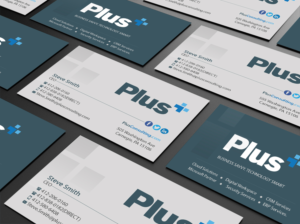 Business Card Design by Creations Box 2015 for Plus Consulting | Design: #19254887