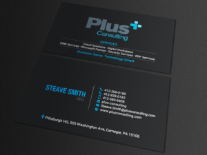 Business Card Design by chandrayaan.creative for Plus Consulting | Design: #19249452