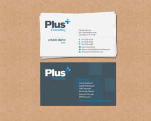 Business Card Design by chandrayaan.creative for Plus Consulting | Design: #19249464