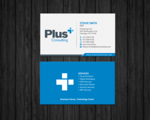 Business Card Design by chandrayaan.creative for Plus Consulting | Design: #19249480