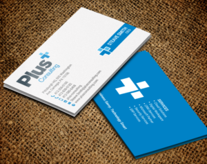 Business Card Design by chandrayaan.creative for Plus Consulting | Design: #19249481