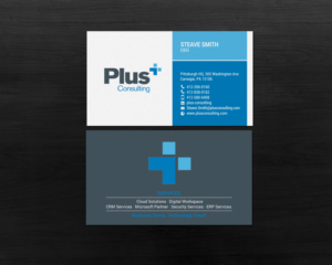Business Card Design by chandrayaan.creative for Plus Consulting | Design: #19254524