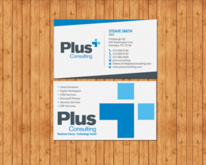Business Card Design by chandrayaan.creative for Plus Consulting | Design: #19254566